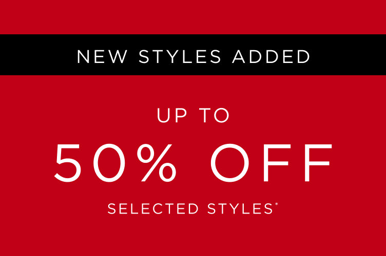 Red promotional banner with text 