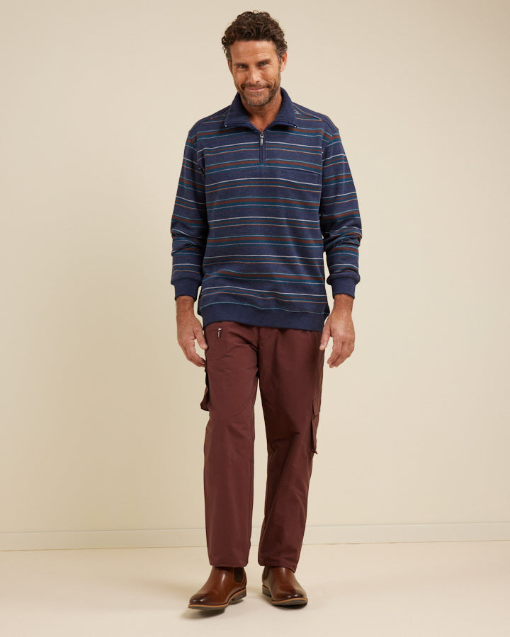 Hitch French Rib Half Zip