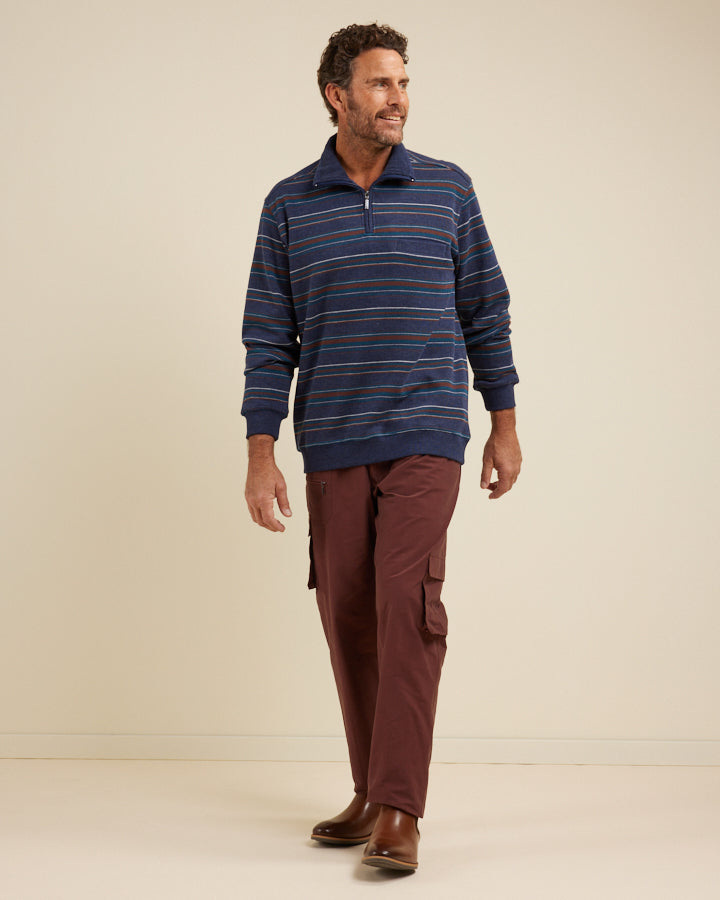 Hitch French Rib Half Zip