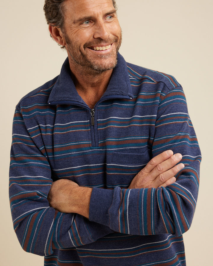 Hitch French Rib Half Zip