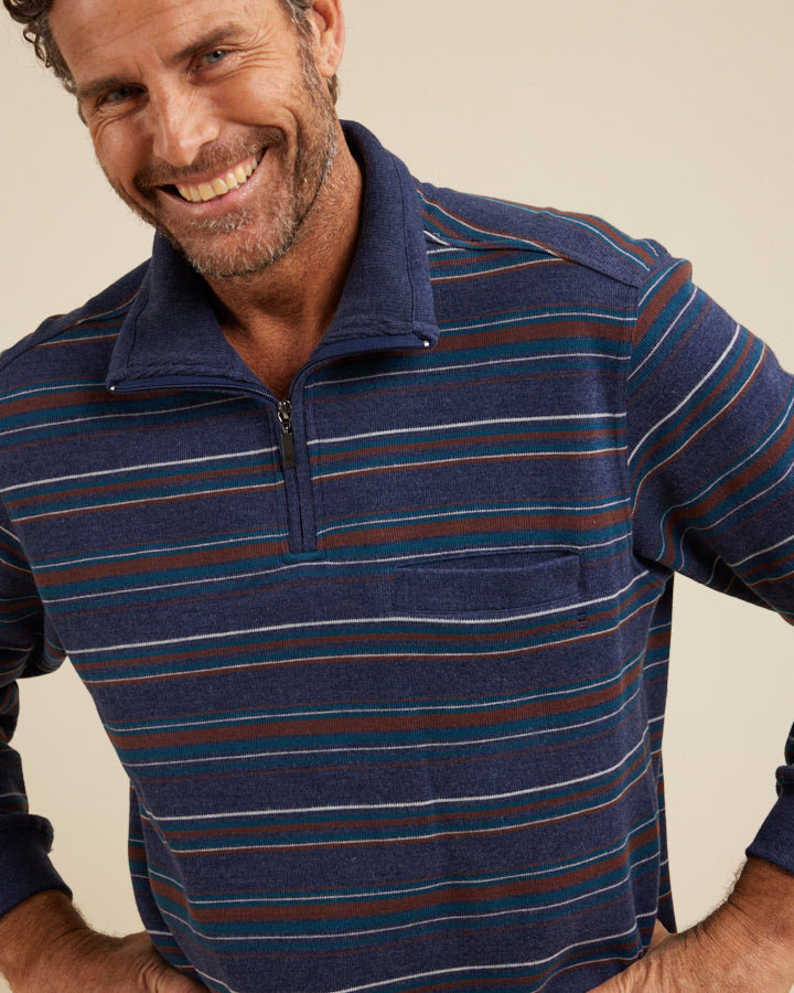 Hitch French Rib Half Zip