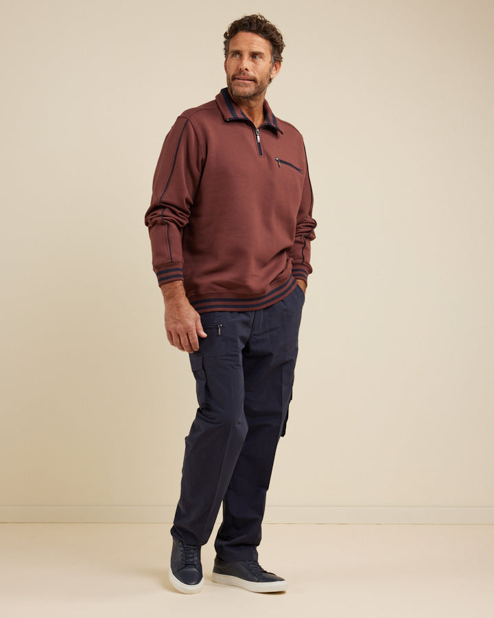 Kyler Snowy Mt Fleece Half Zip