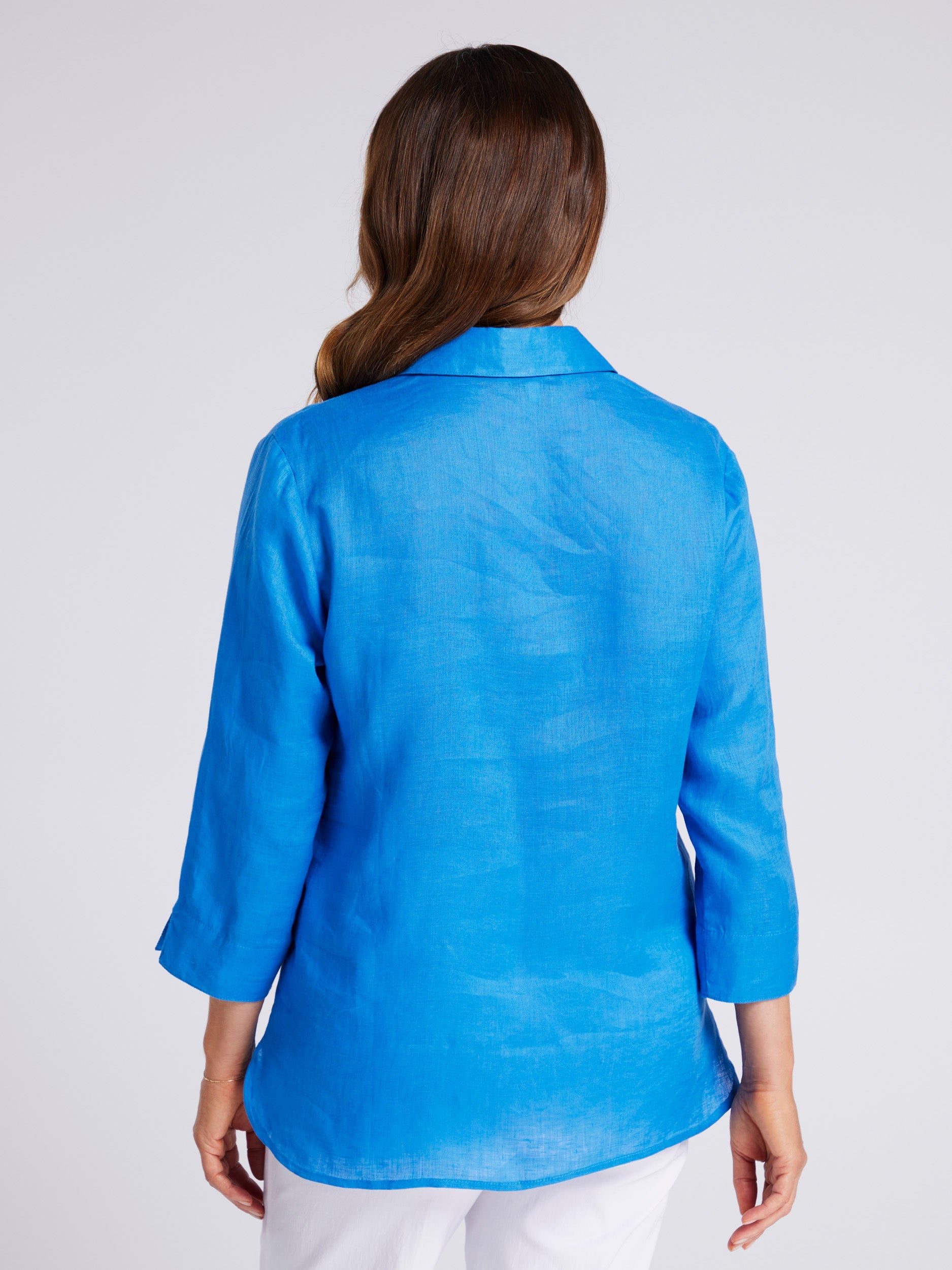 Niya Embroidered 3/4 Sleeve Shirt