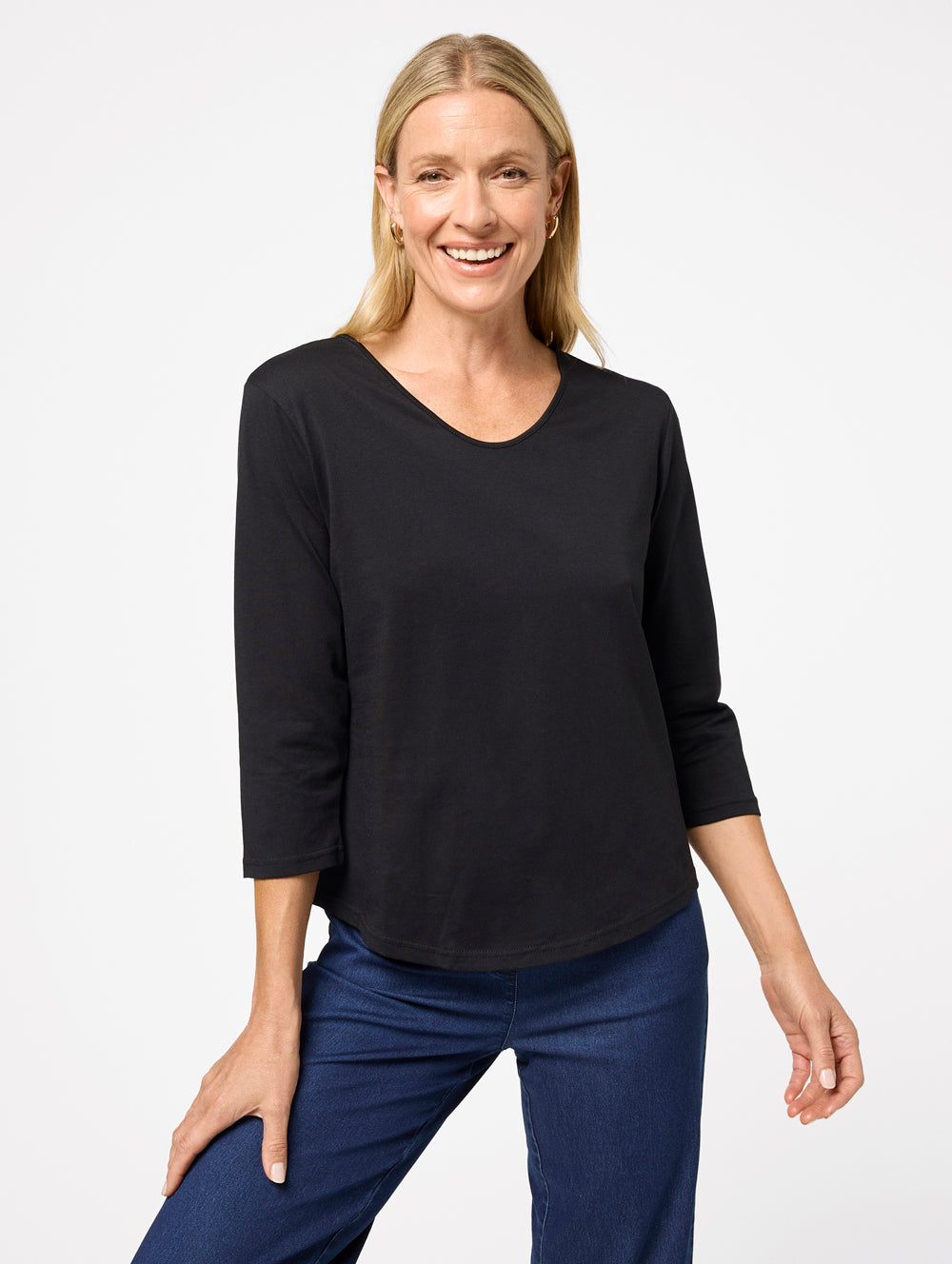 Cleo 3/4 Sleeve Top