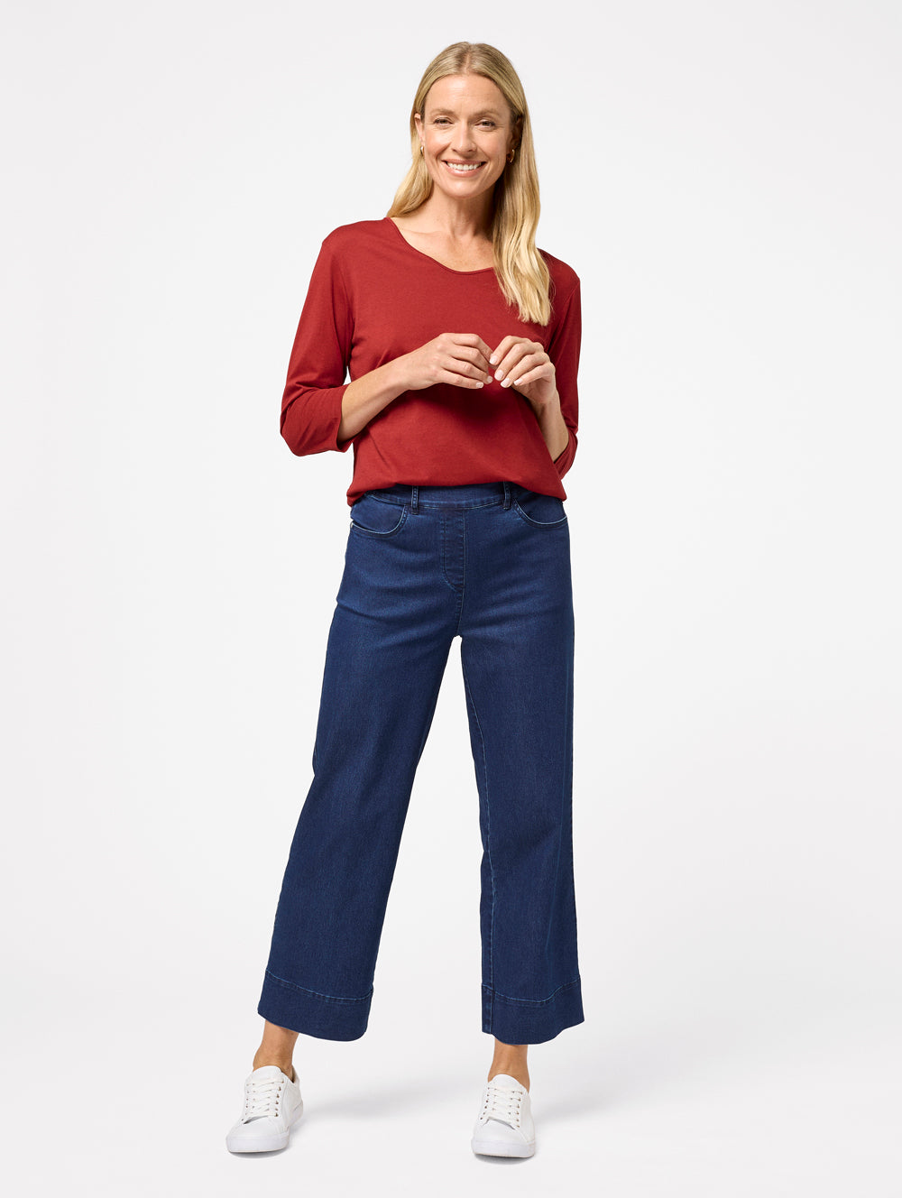 Cleo 3/4 Sleeve Top