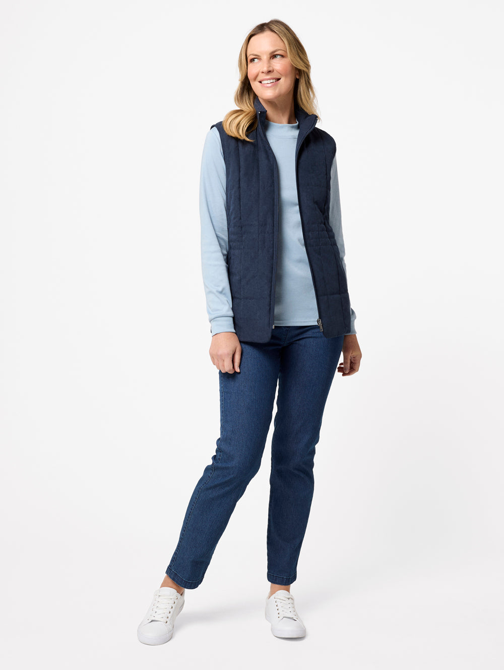 Women's Microfibre Vest – Black Pepper