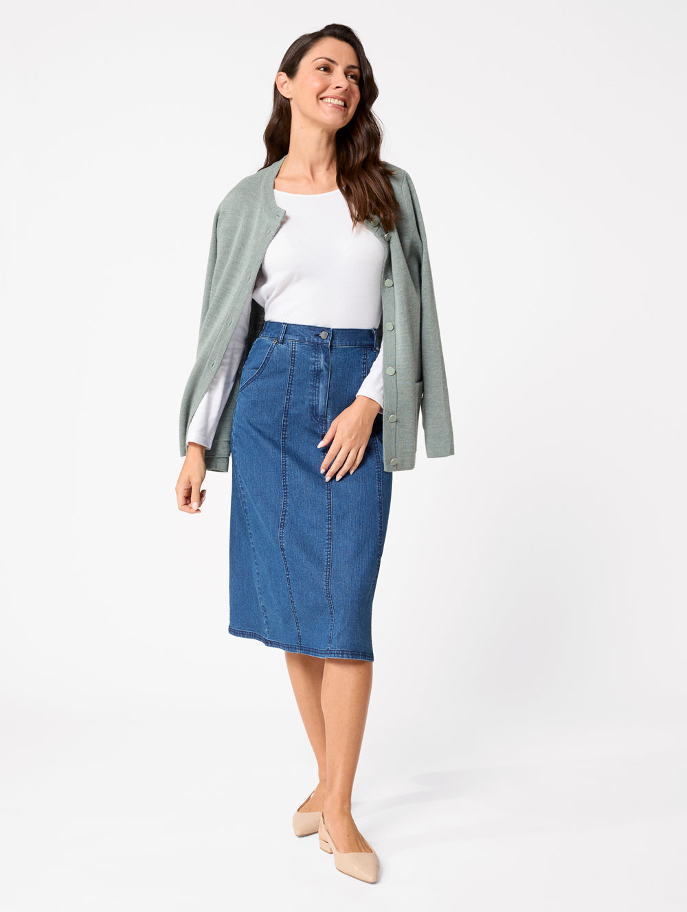 Heritage Denim Skirt