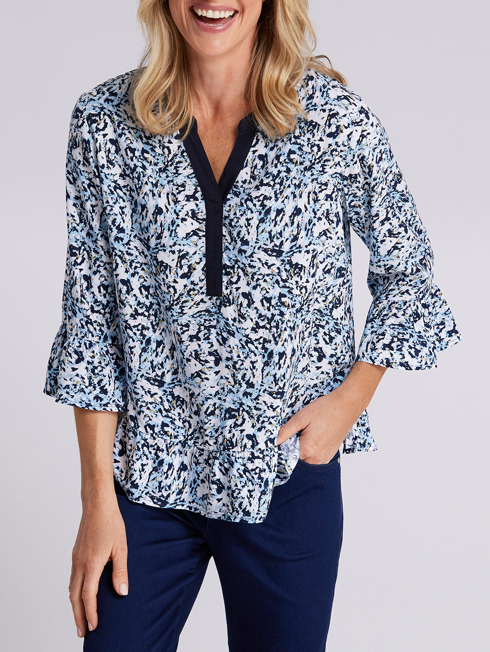 Beth 3/4 Sleeve Blouse
