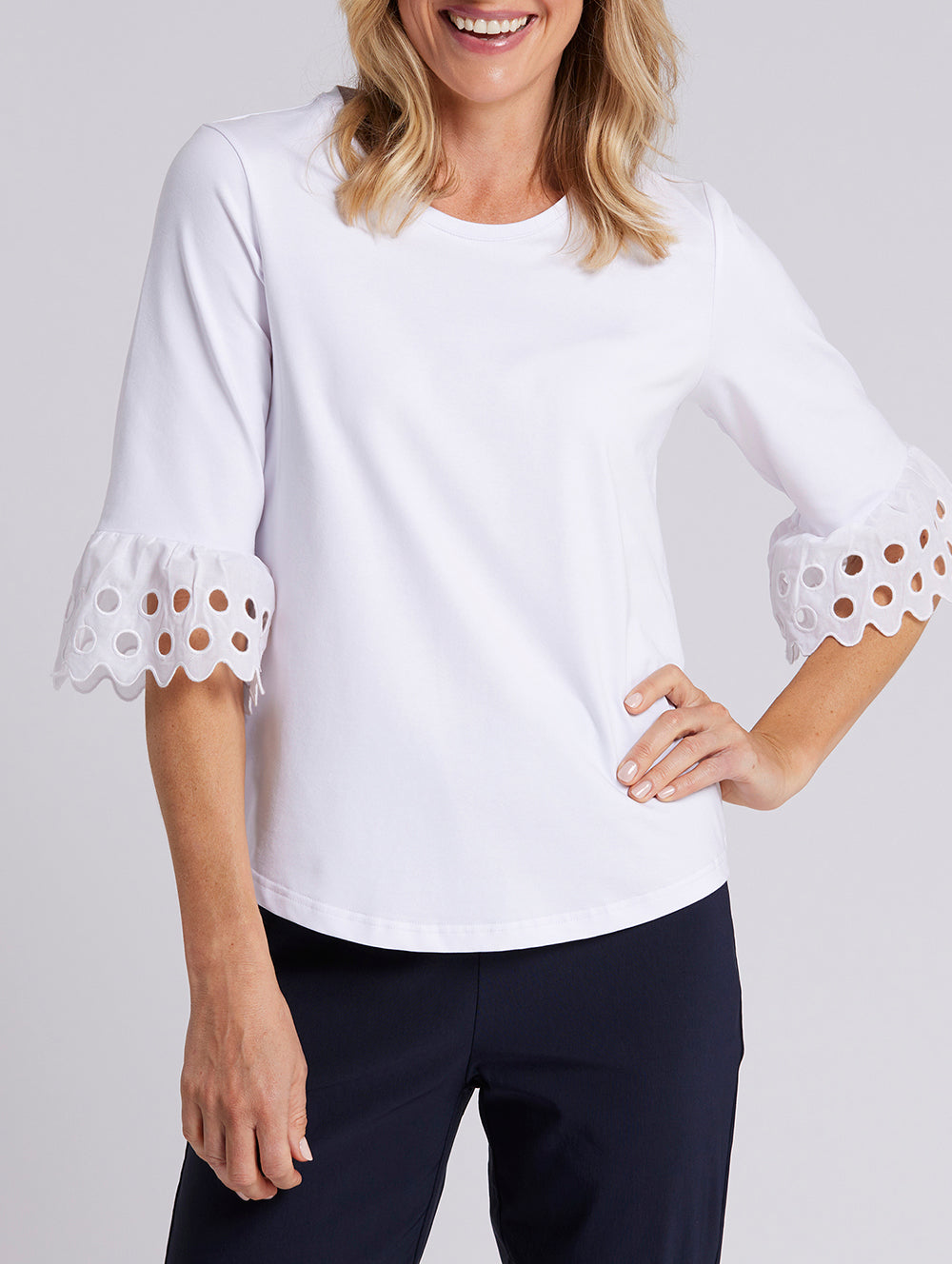 Rae Elbow Sleeve Top