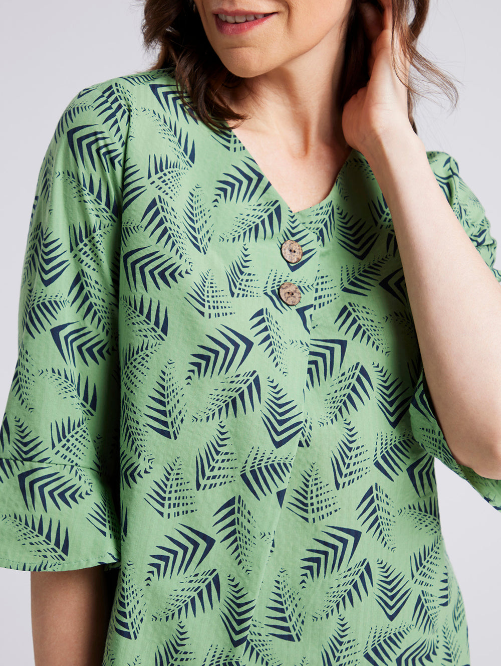 Alexa Elbow Sleeve Blouse
