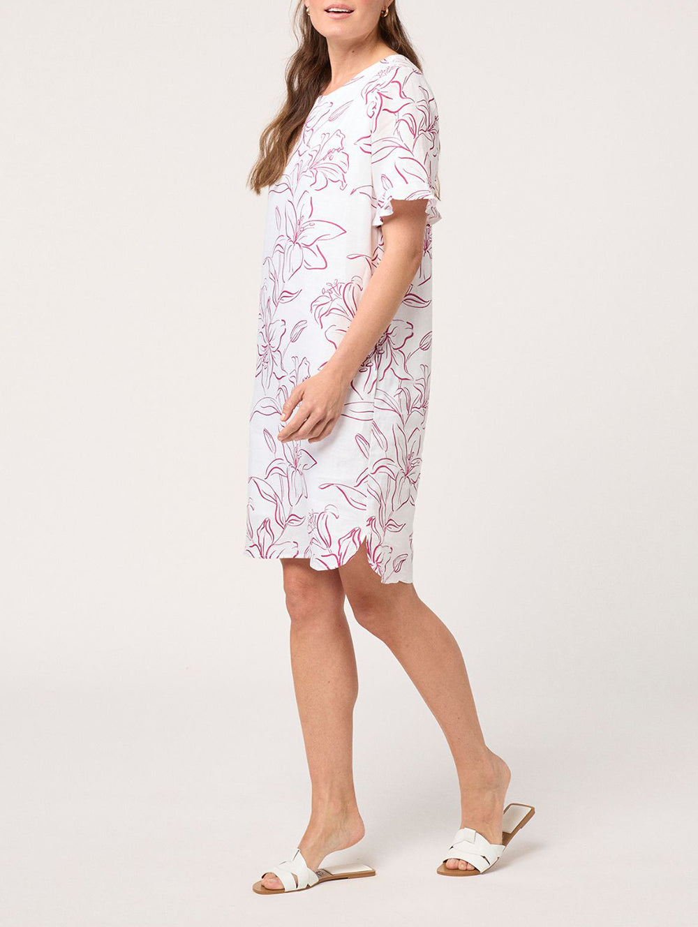 Lilium Elbow Sleeve Dress