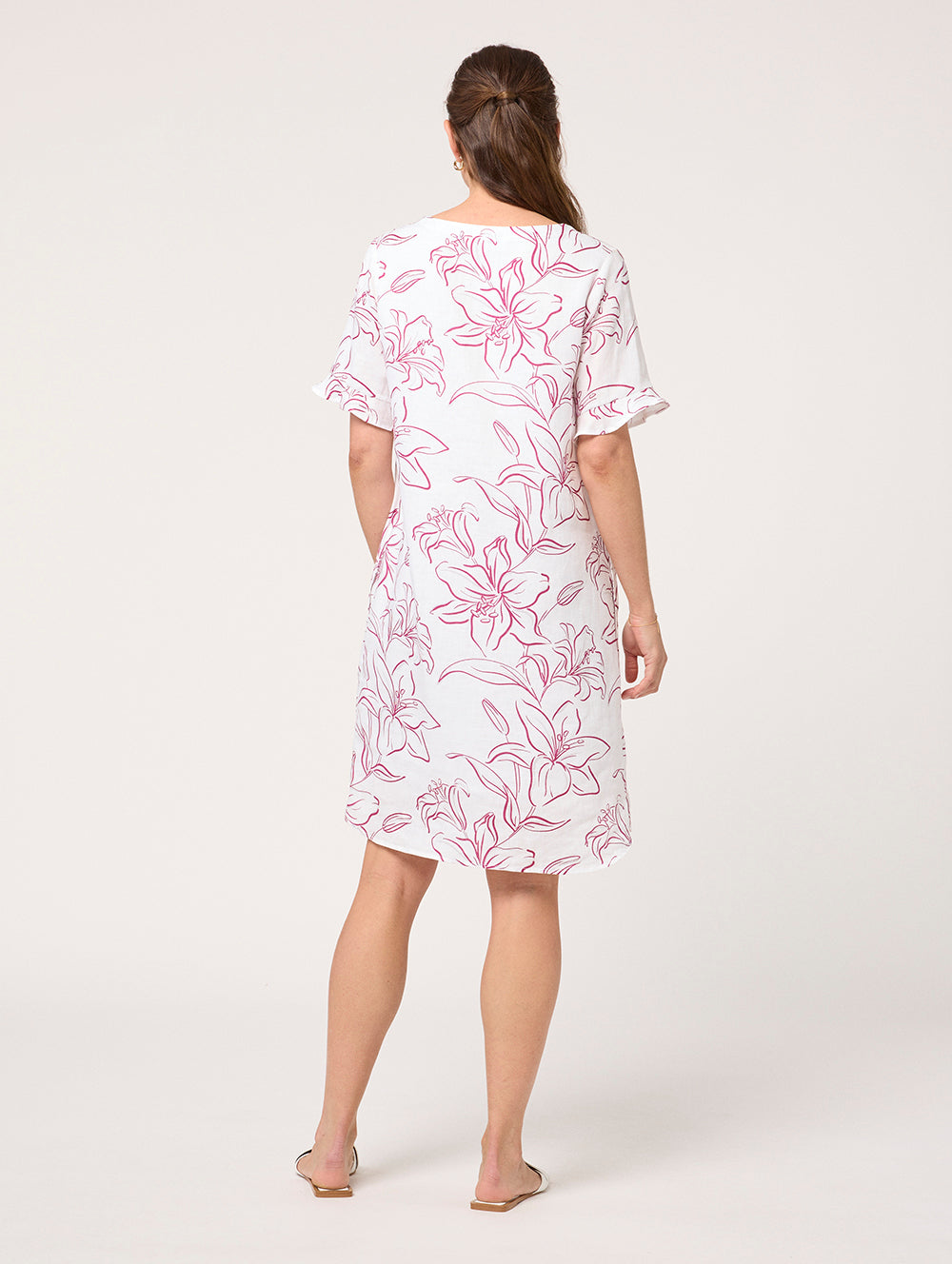 Lilium Elbow Sleeve Dress