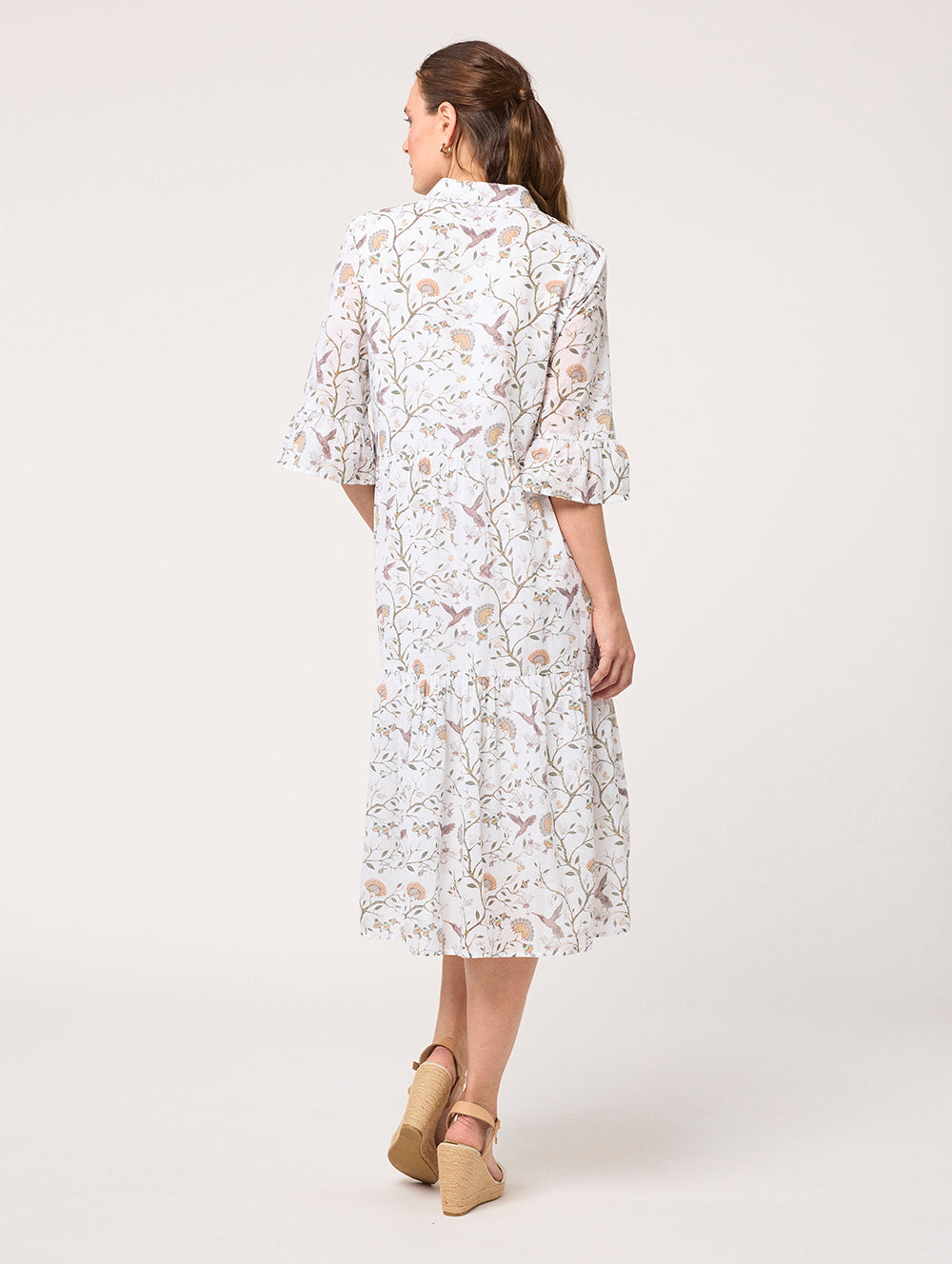 Wattle Tree Elbow Sleeve Dress