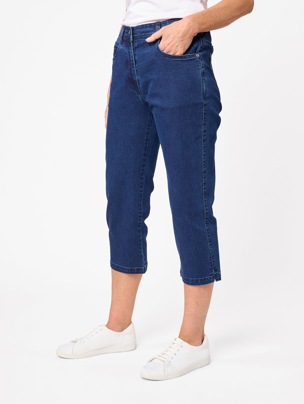 Intense Denim 3/4 Pant