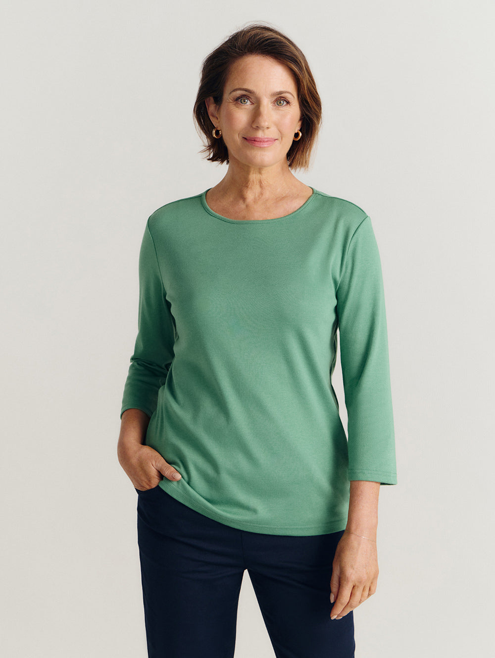 Winterlock 3/4 Sleeve Top