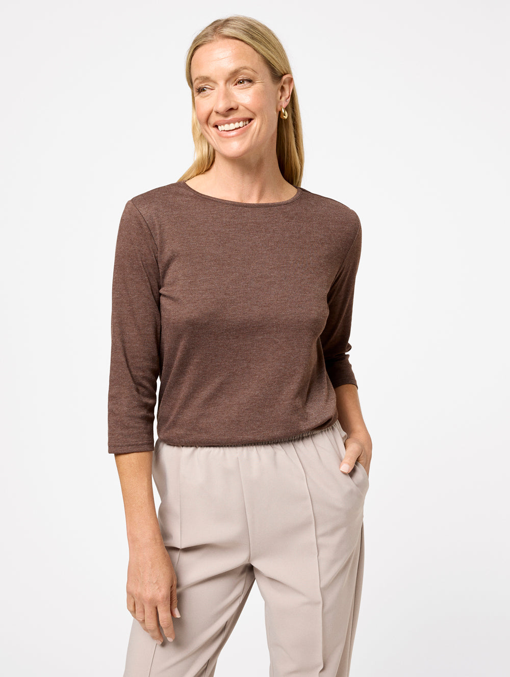 Winterlock 3/4 Sleeve Top