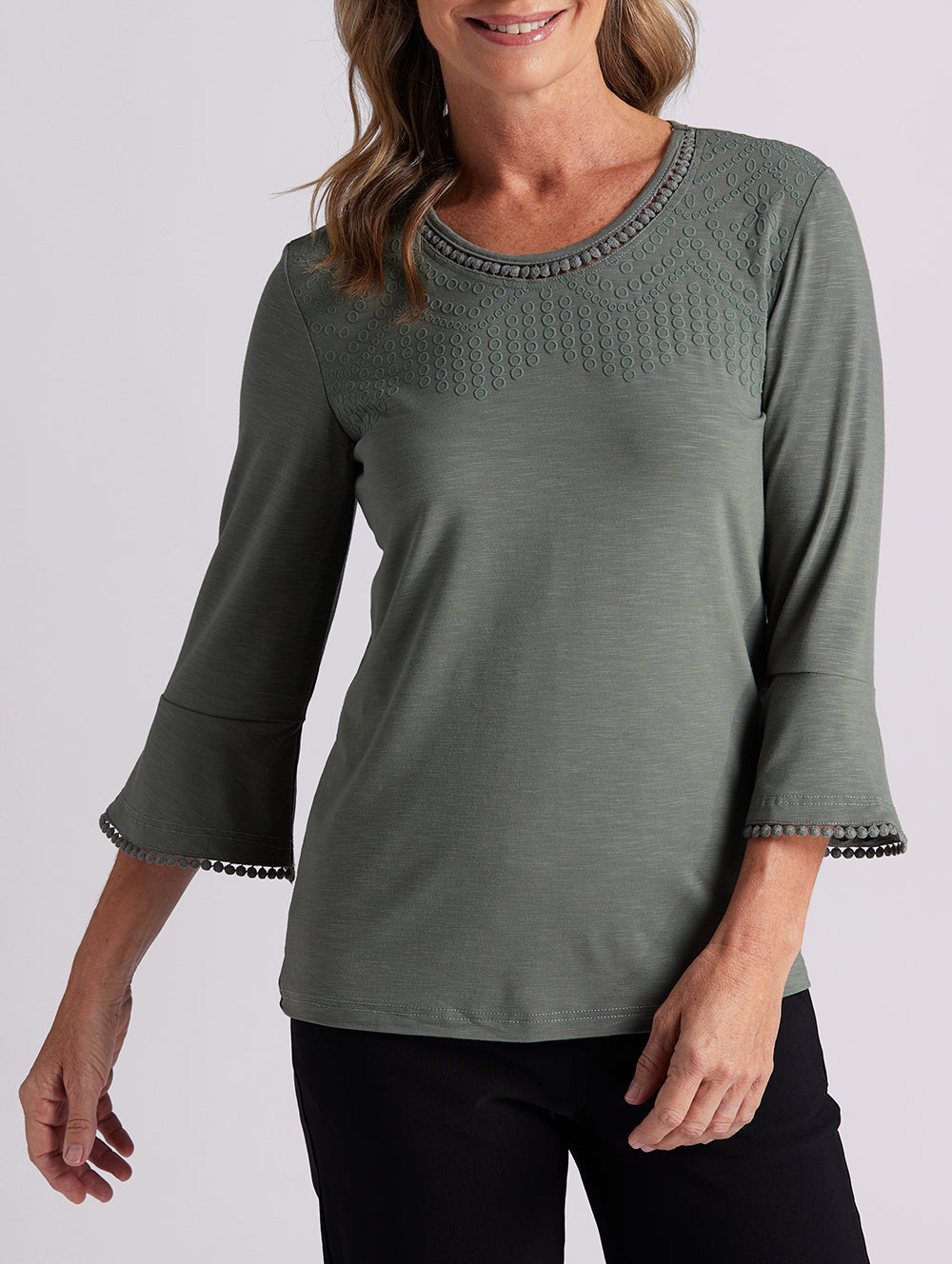 Marcie 3/4 Sleeve Top
