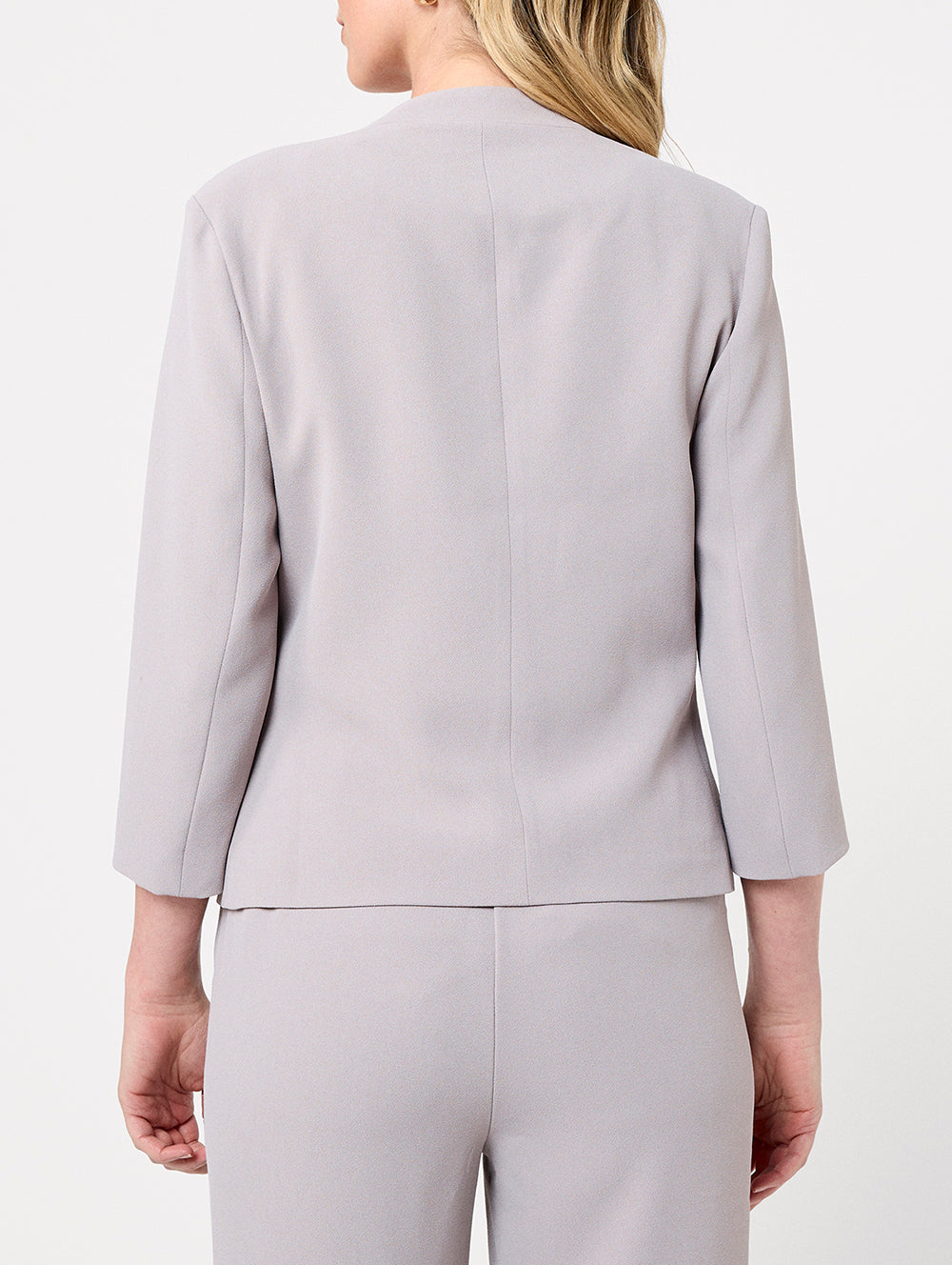 Crepe Luxe Cropped Jacket