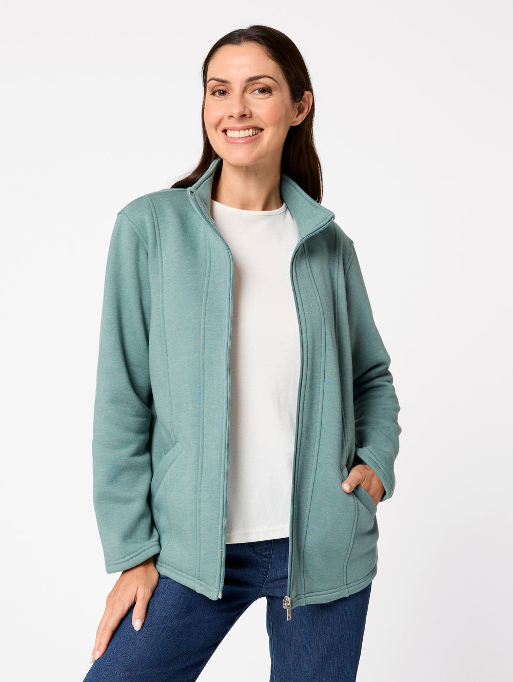 Women's Linnie Fleece Jacket – Black Pepper - Main Image