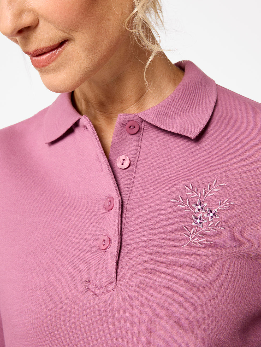 Elenie Fleece Polo