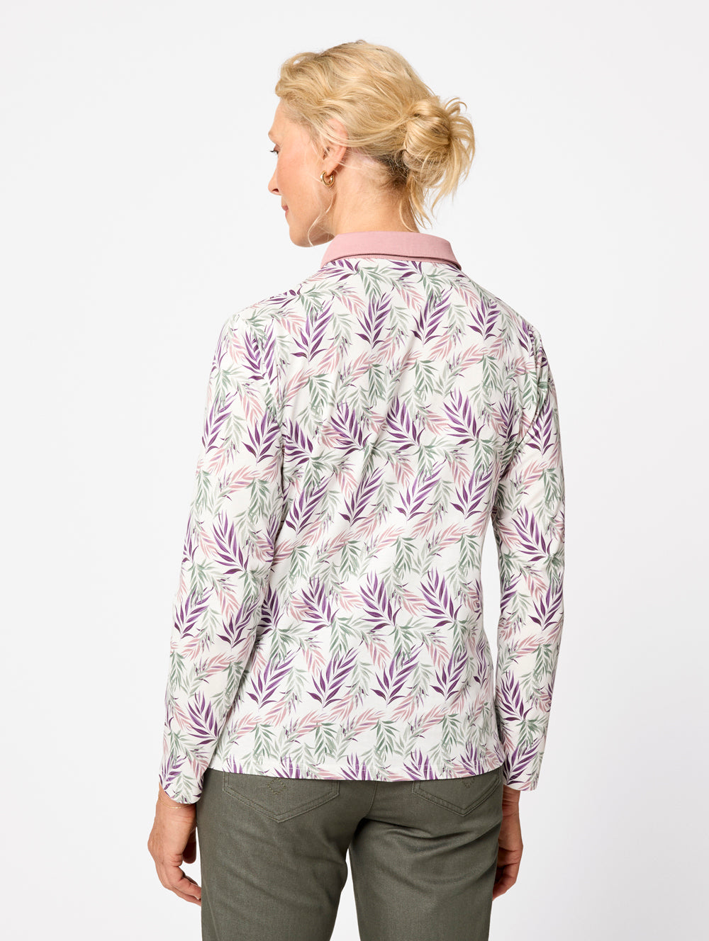 Liliya Long Sleeve Polo