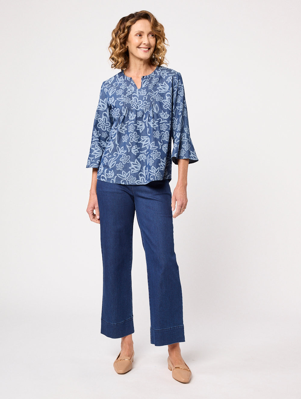 Lovella 3/4 Sleeve Blouse