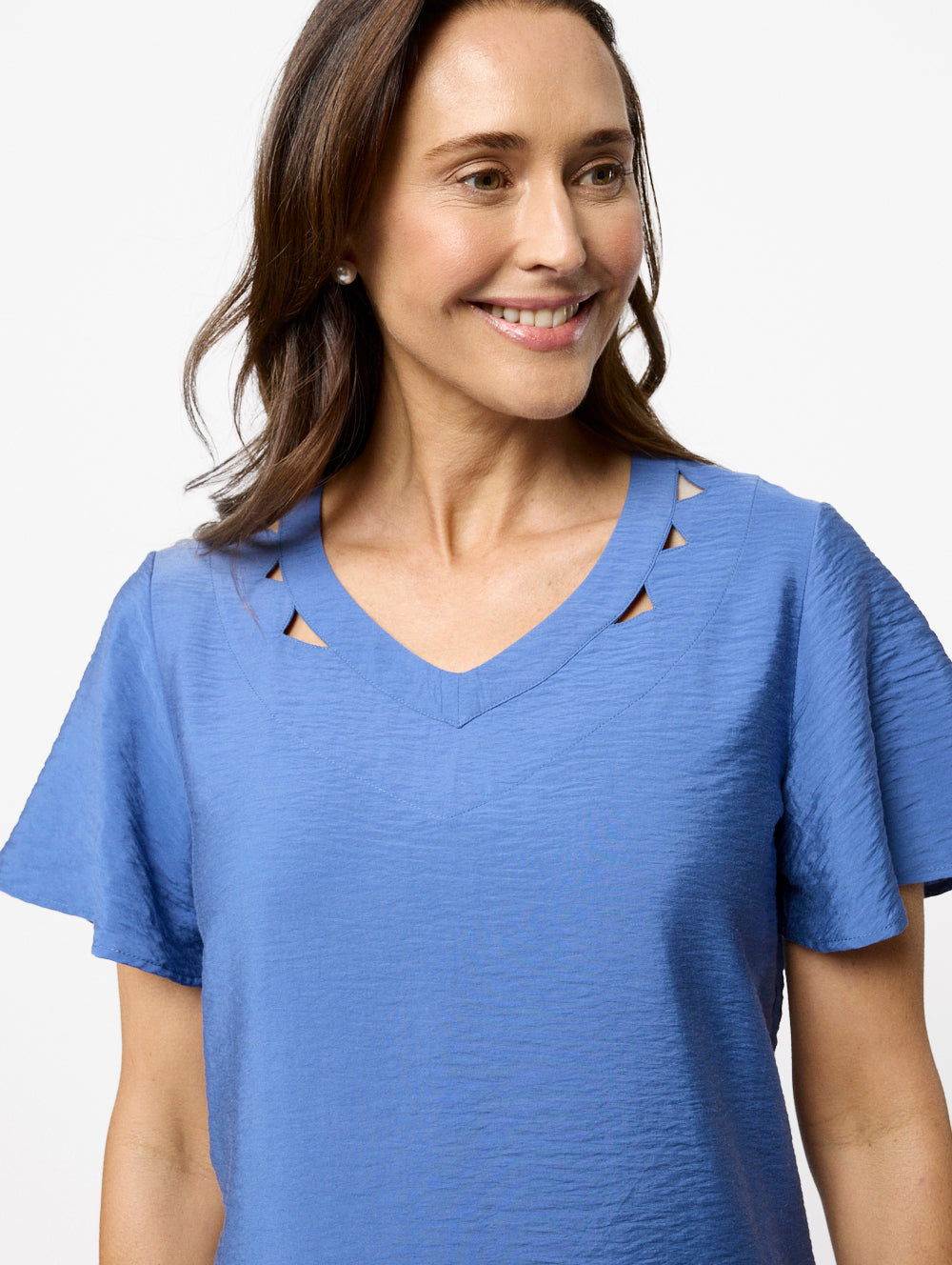 Louisa V Neck Blouse