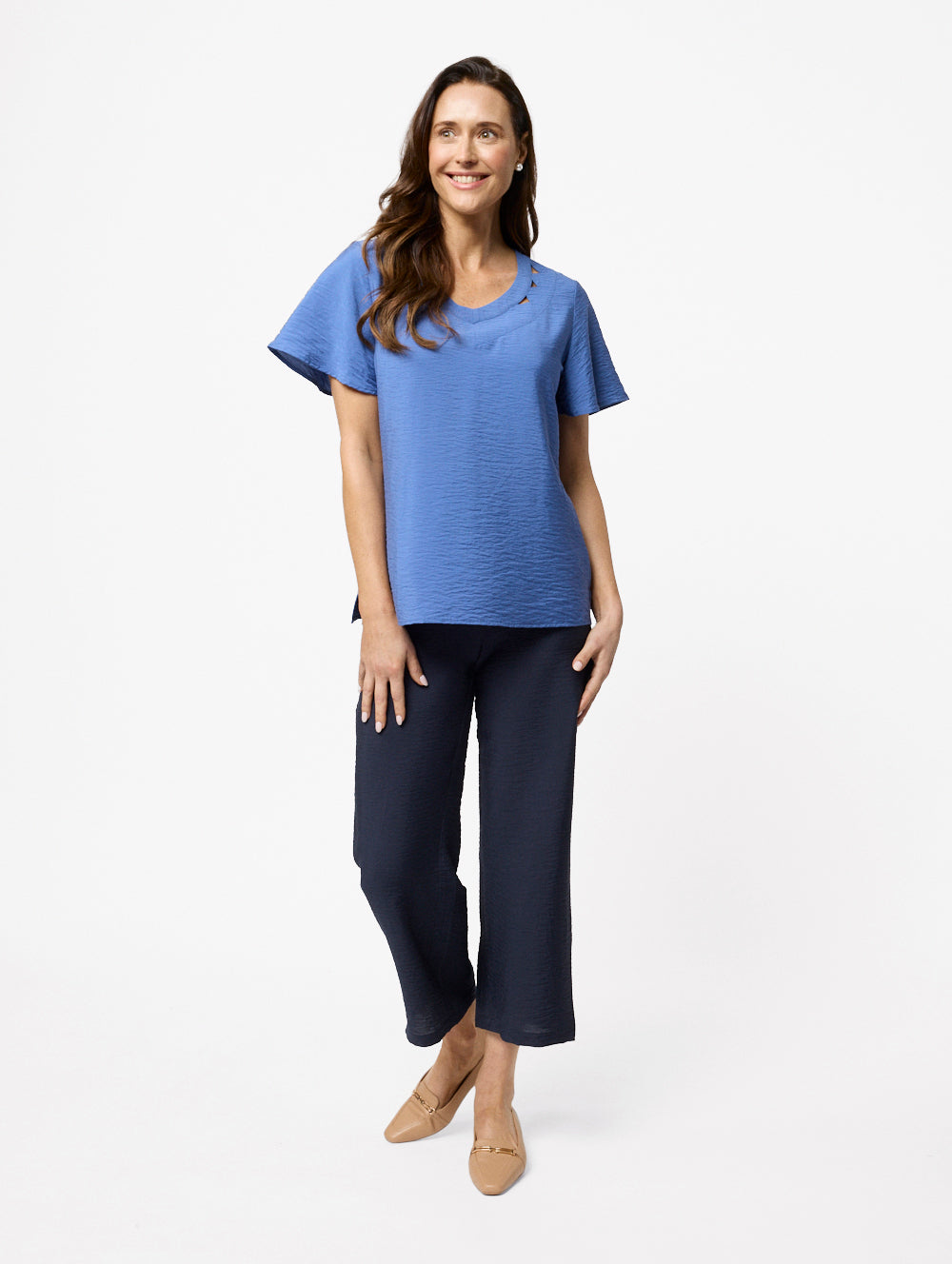 Louisa V Neck Blouse