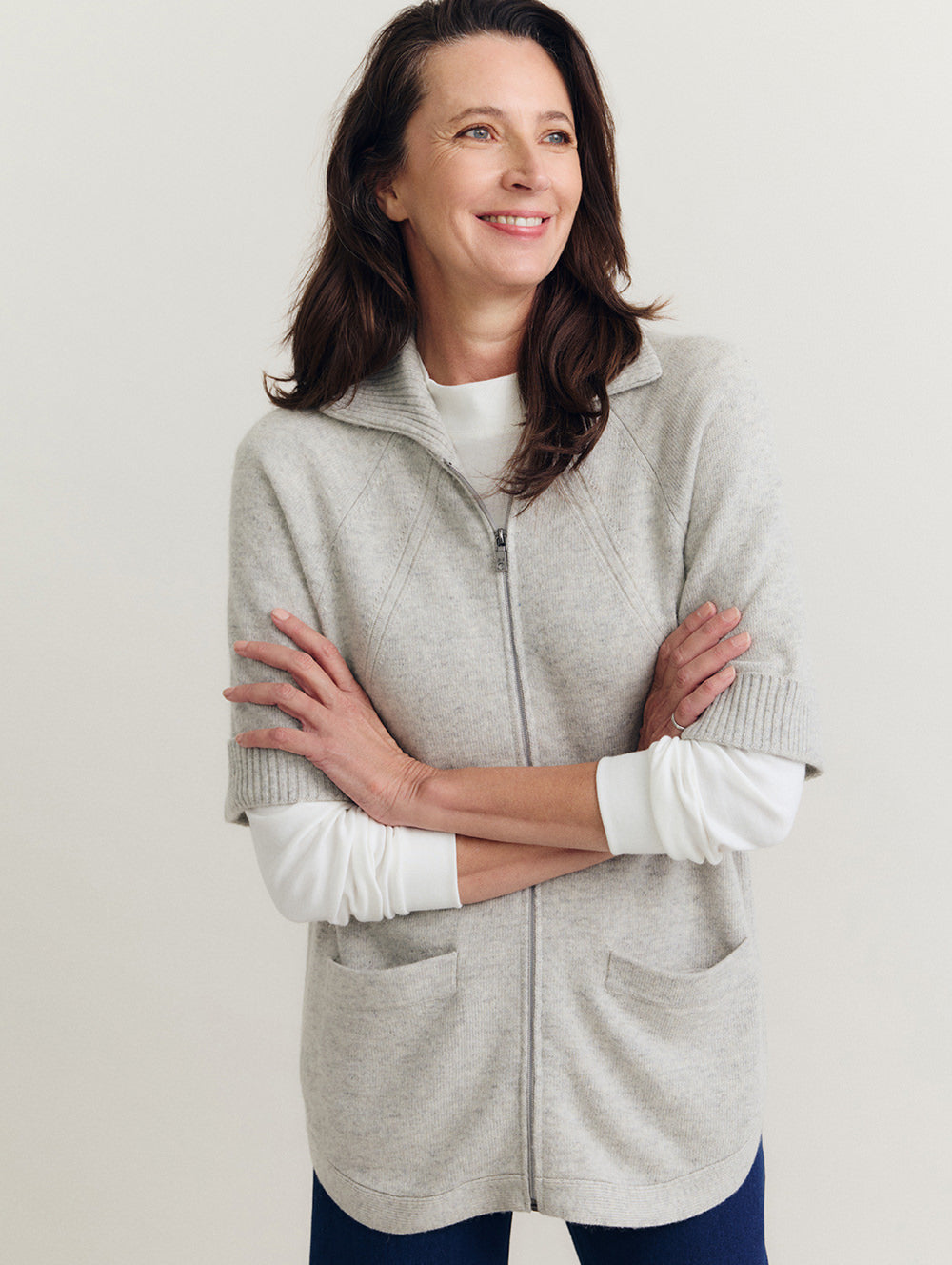 Ria Zip Thru Cardigan