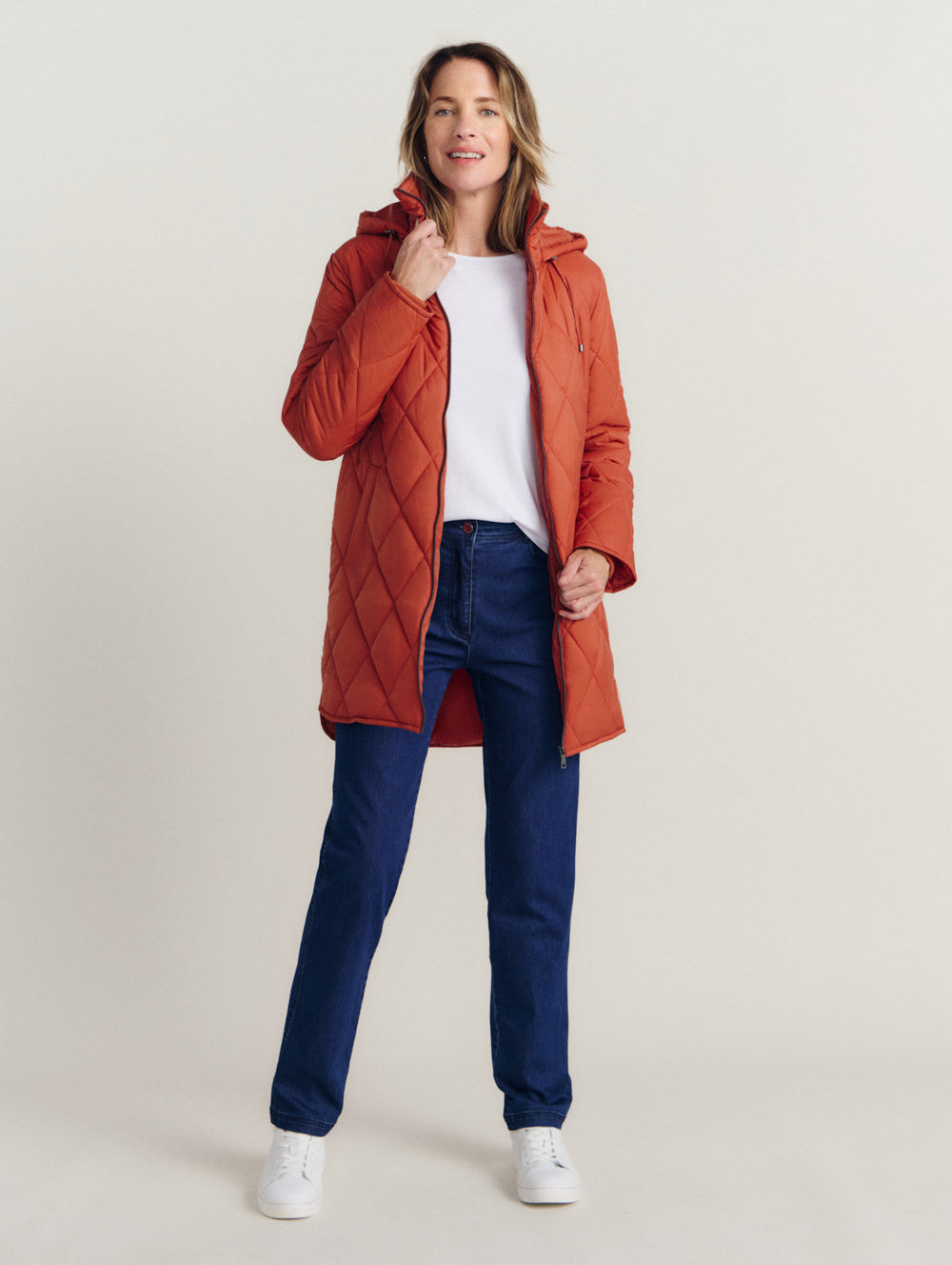 Carta Quilted Longline Jacket