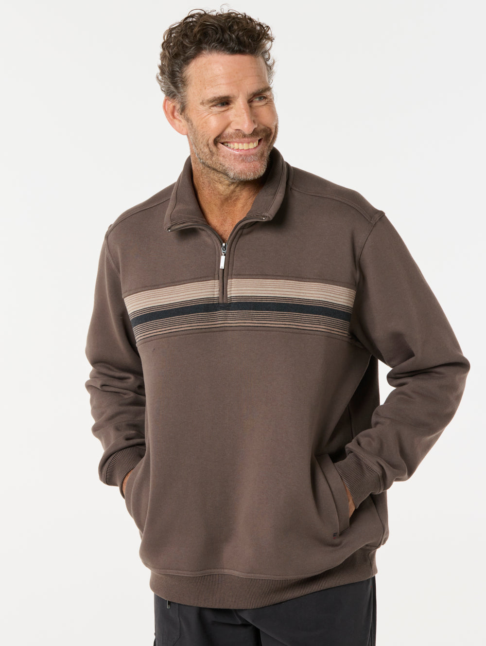 Karl Snowy Mt Fleece Half Zip