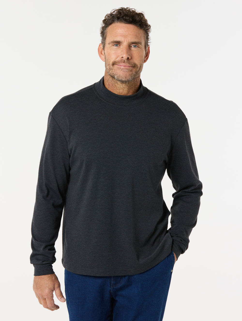 Men's Winterlock Skivvy | Black Pepper