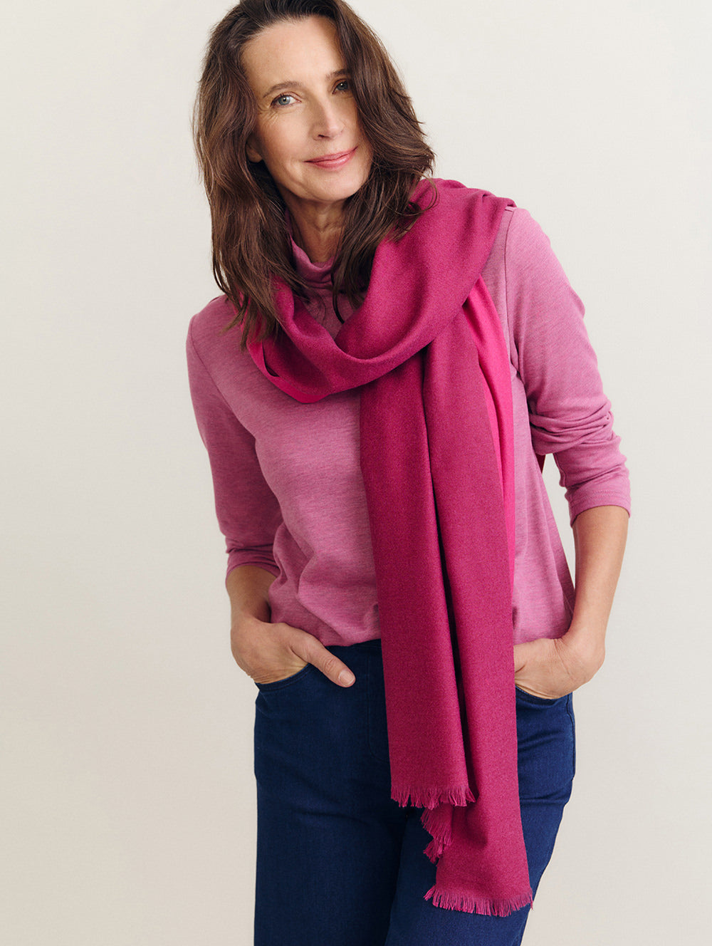 Monochrome Solid Scarf