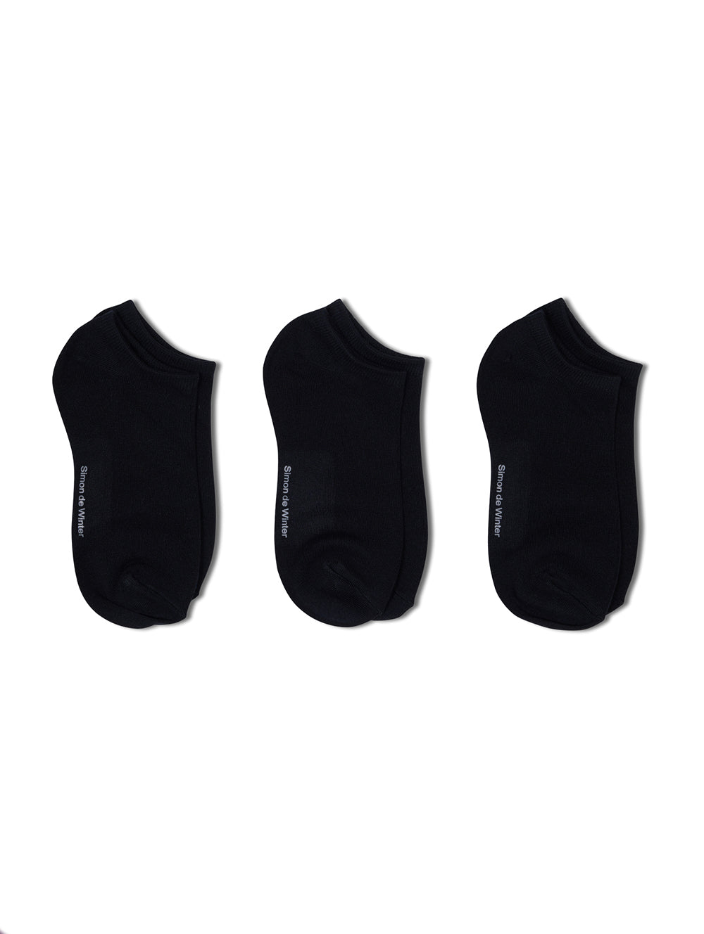 3 Pack Bamboo Plain Invisible Sock