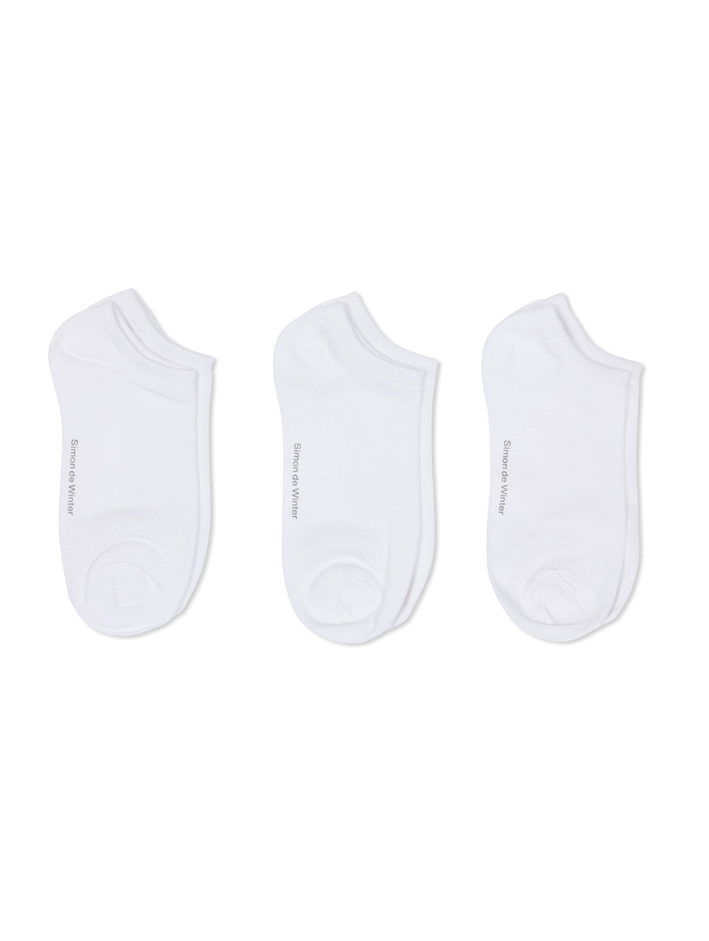 3 Pack Bamboo Plain Invisible Sock