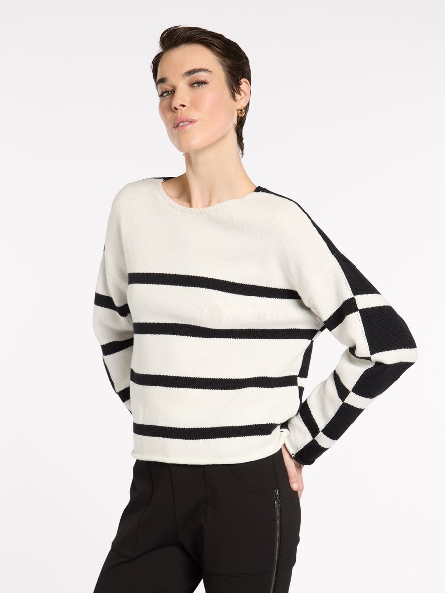 Reversible Stripe Knit