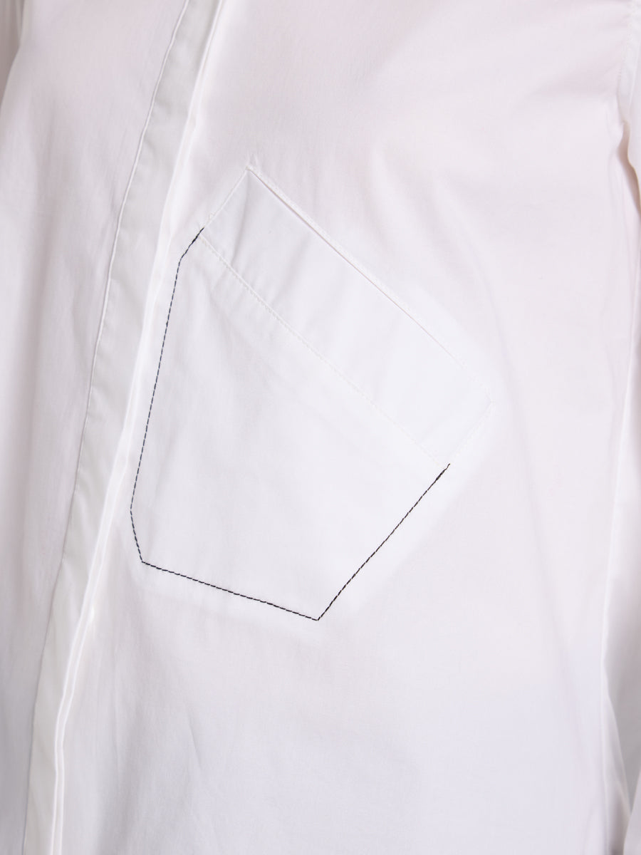 Topstitched Shirt