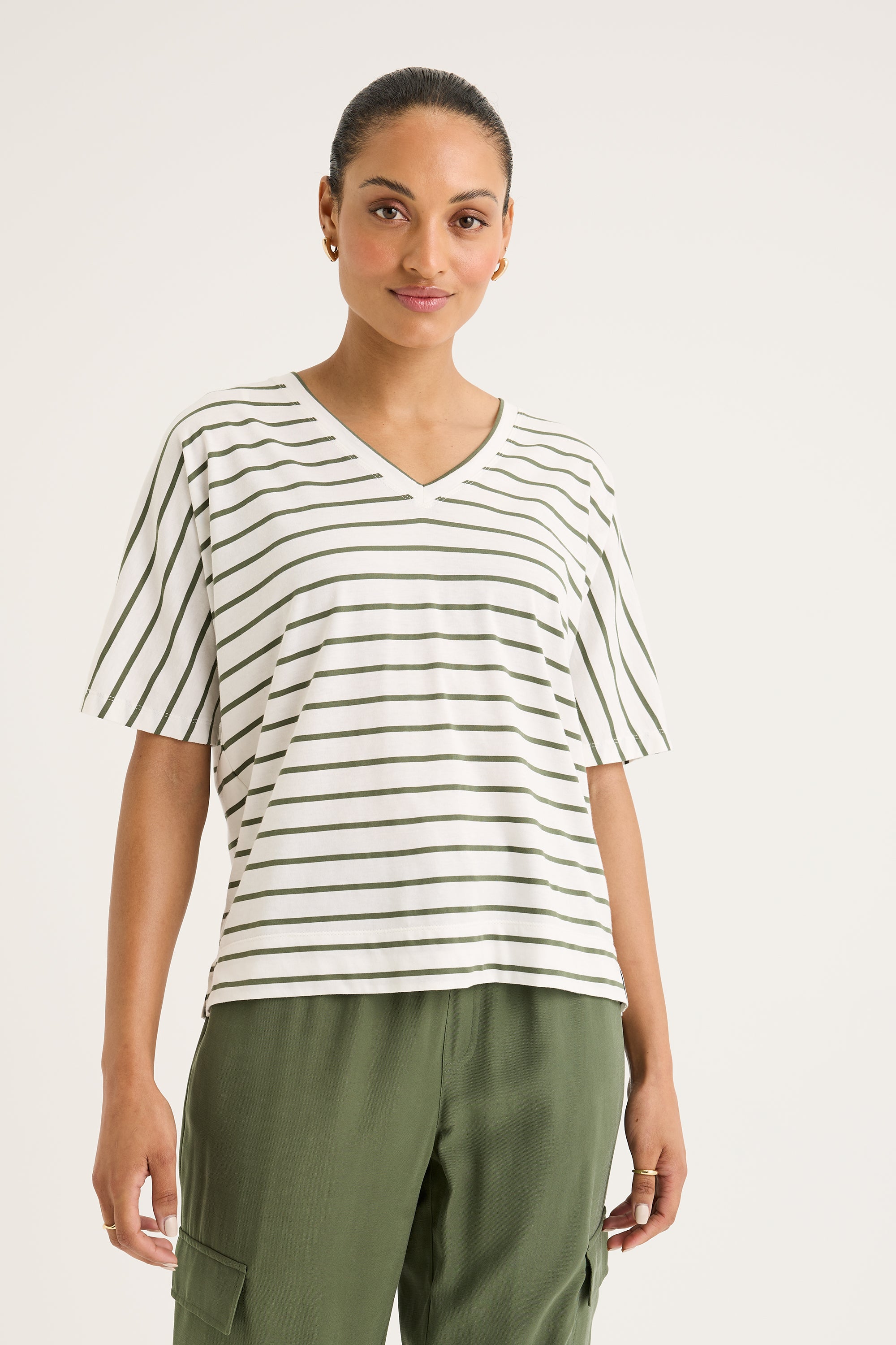 Carbon Stripe Tee