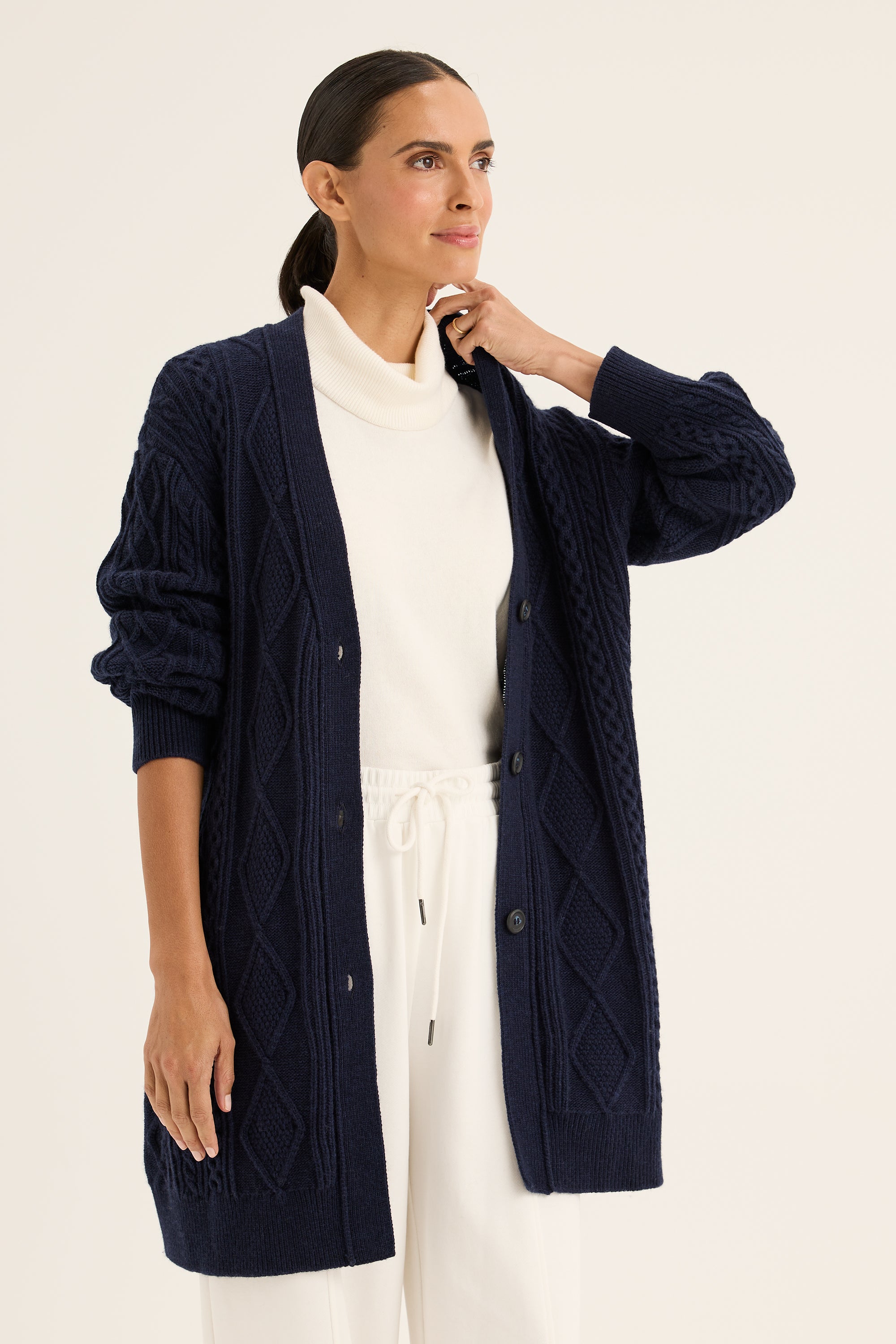 Cable Cardigan